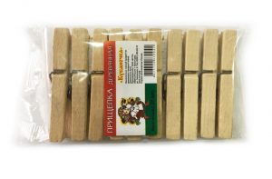 Набор прищепок деревянных Кубаночка в упаковке